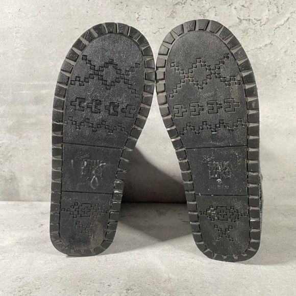 MUK LUKS WOMEN'S ALYX BOOTS Size 6 MID-CALF PULL ON FASHION BLACK SUEDE - Picture 7 of 8